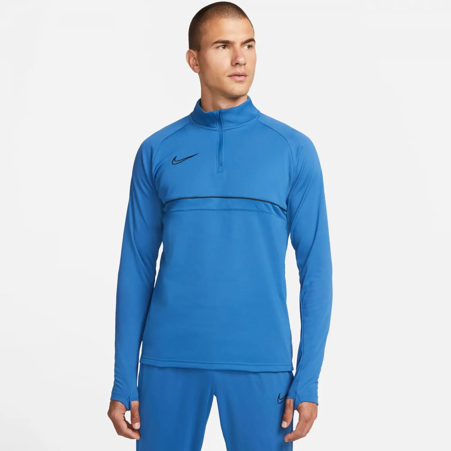 NIKE Dri-FIT Academy21 Mavi Erkek Antrenman Üst  -CW6110-407