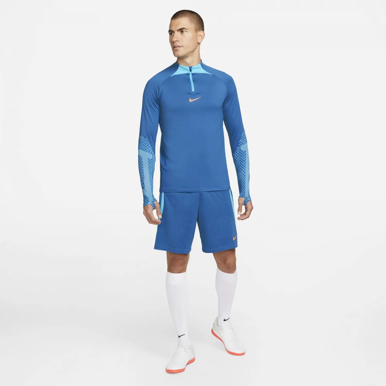 Nike Dri-FIT Strike Mavi Erkek Antrenman Üst  -DH8732-407