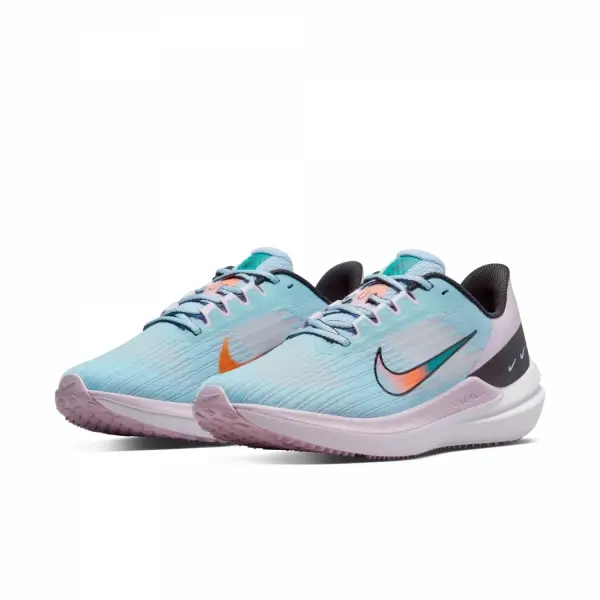 Nike Air Winflo 9 Road Running Mavi Kadın Koşu Ayakkabısı  -DD8686-500