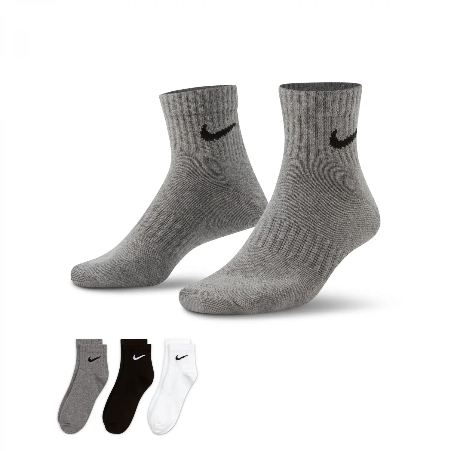 NIKE Everyday Lightweight Training (3 Pairs) Çok Renkli Unisex Çorap  -SX7677-964