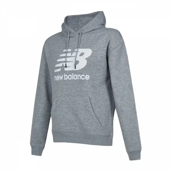 New Balance Lifestyle Gri Unisex Kapüşonlu Sweatshirt - UNH3219-AG