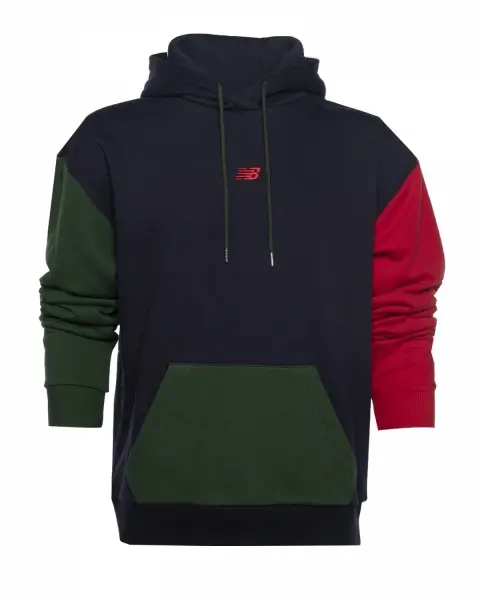 New Balance Lifestyle Çok Renkli Unisex Kapüşonlu Sweatshirt - UNH3205-MLT