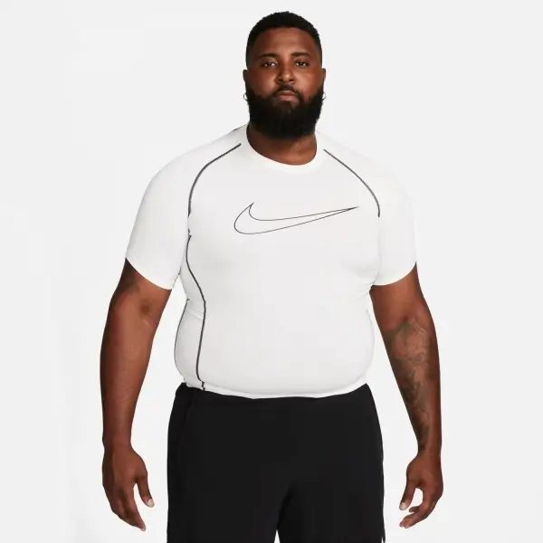 Nike Pro Dri-FIT Tight Beyaz Erkek Tişört - DD1992-100