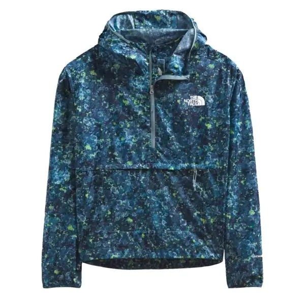 The North Face Printed Windy Peak Mavi Kadın Anorak -NF0A7QGA5401