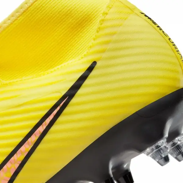 NIKE Zoom Mercurial Superfly 9 Academy SG-Pro Anti-Clog Traction Sarı Erkek Krampon DJ5628-780