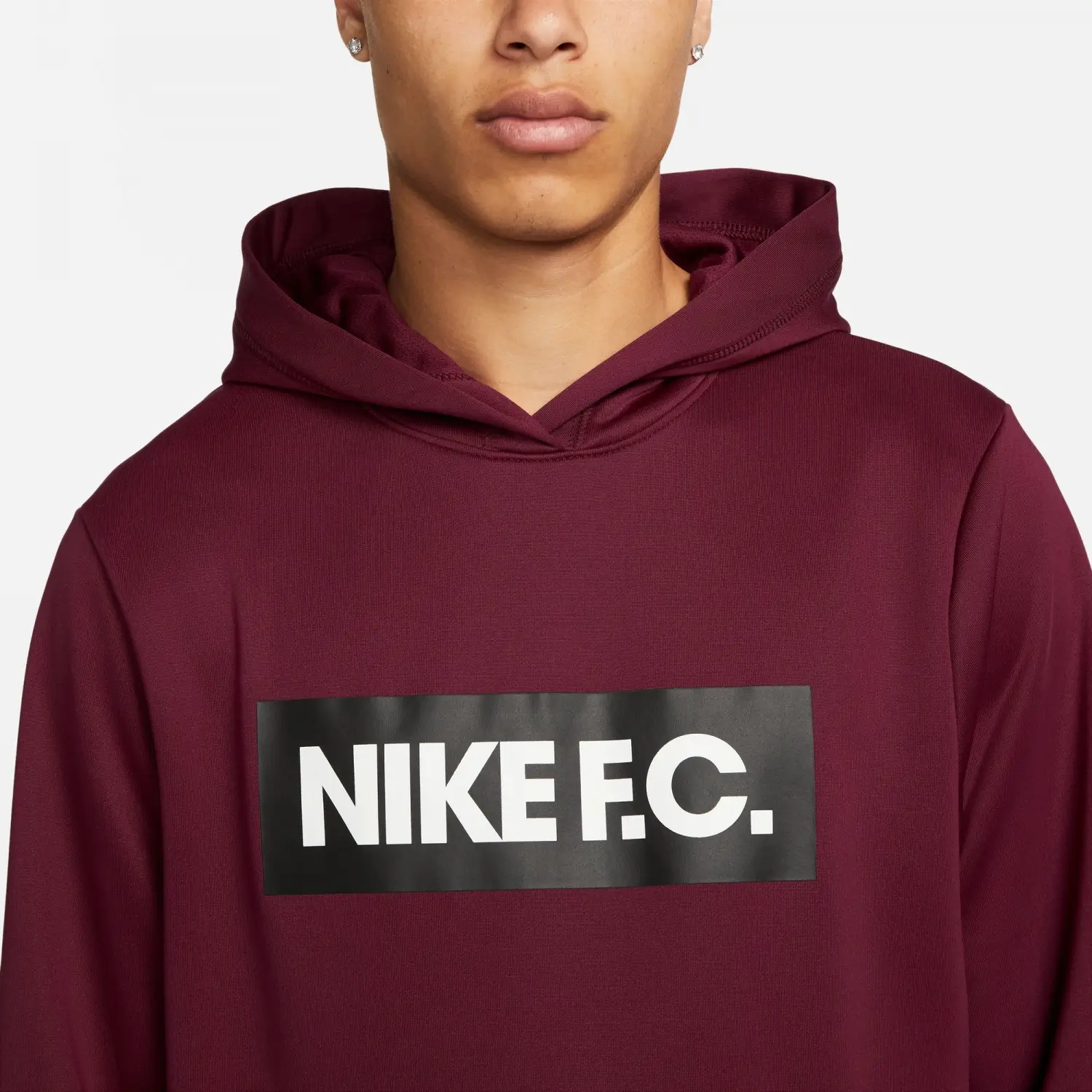 Nike F.C. Libero Bordo Erkek Kapüşonlu Sweatshirt DC9075-638