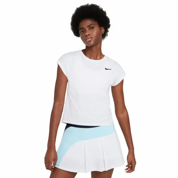 NikeCourt Dri-FIT Victory Beyaz Kadın Tişört CV4790-100