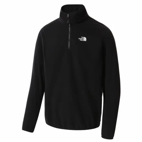 THE NORTH FACE 100 Glacier 1/4 Zip Siyah Erkek Polar Ceket NF0A5IHPJK31