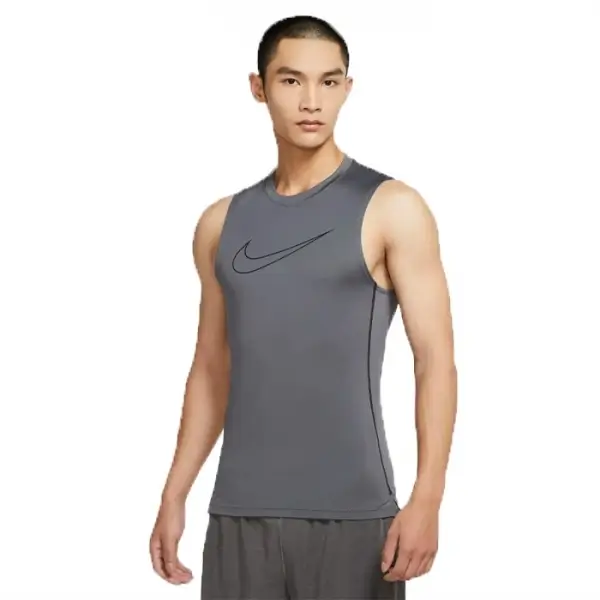 Nike Pro Dri-FIT Top Sleeveless Tıght Beyaz Erkek Atlet  -DD1988-100