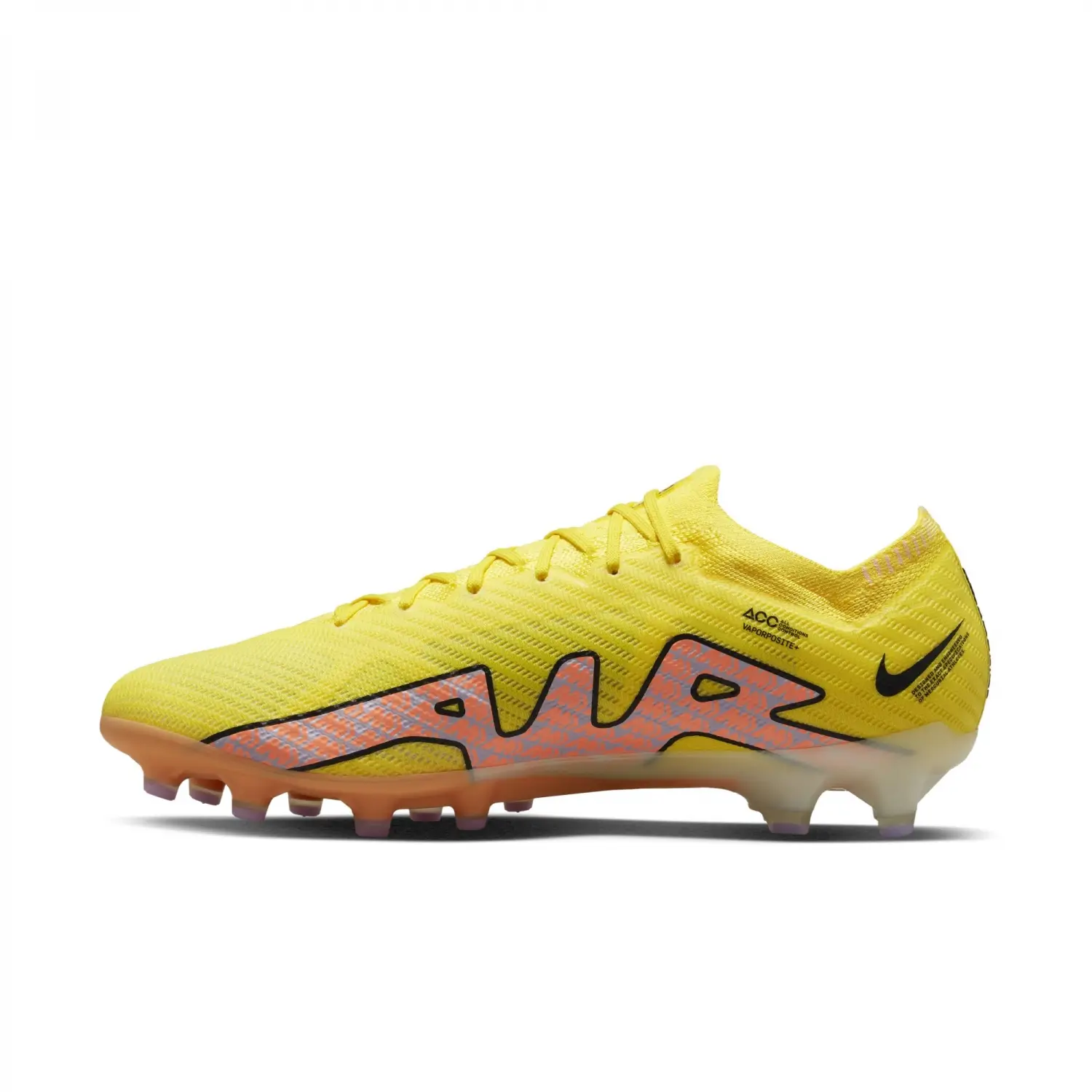 NIKE Zoom Mercurial Vapor 15 Elite AG-Pro Sarı Erkek Krampon DJ5167-780