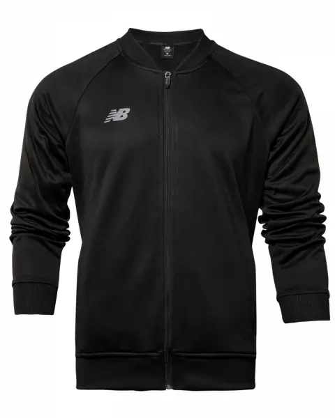 New Balance TS Performans Siyah Erkek Fermuarlı Sweatshirt TSJ2211-BK