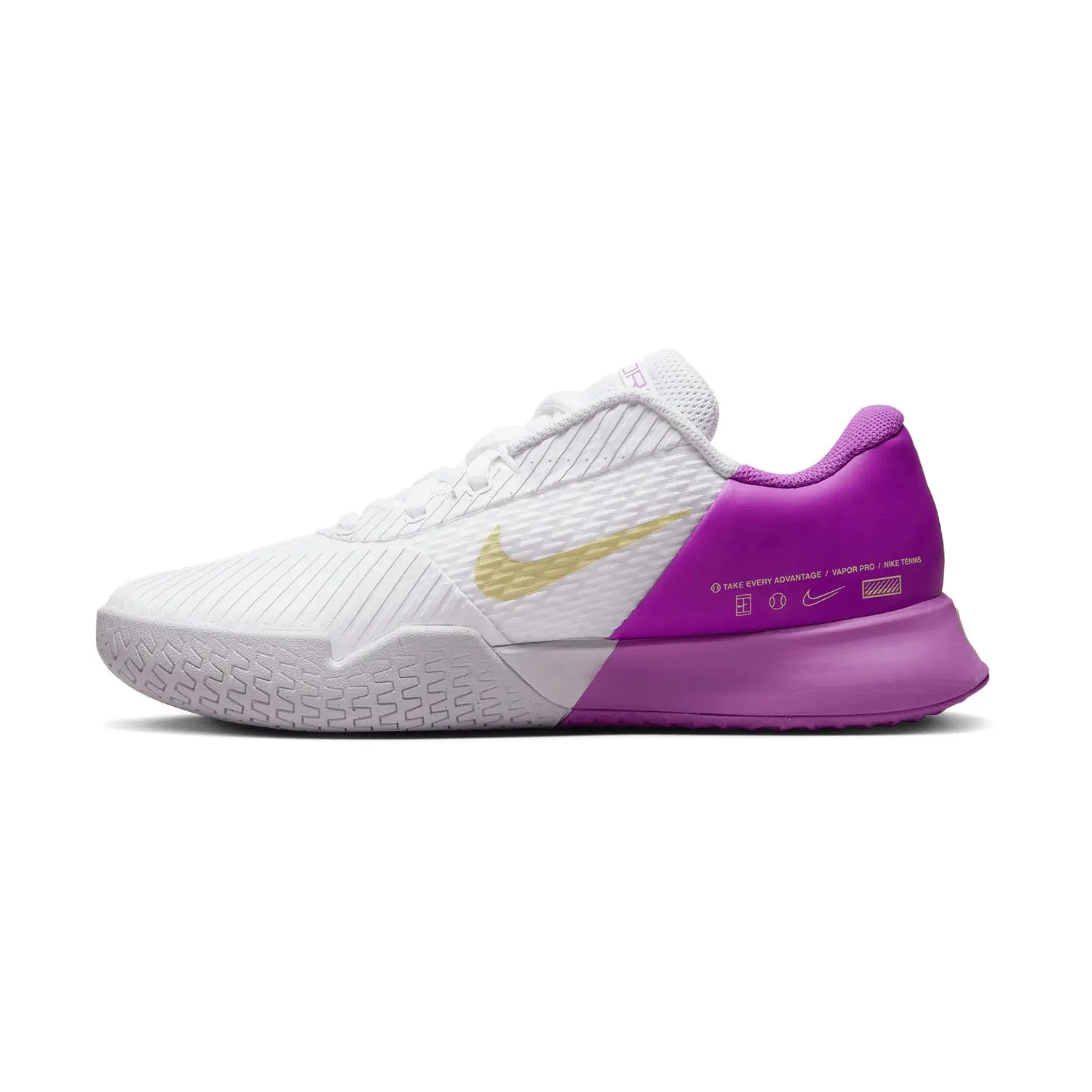 Nike Court Air Zoom Vapor Pro 2 Beyaz Kadın Tenis Ayakkabısı DR6192-100