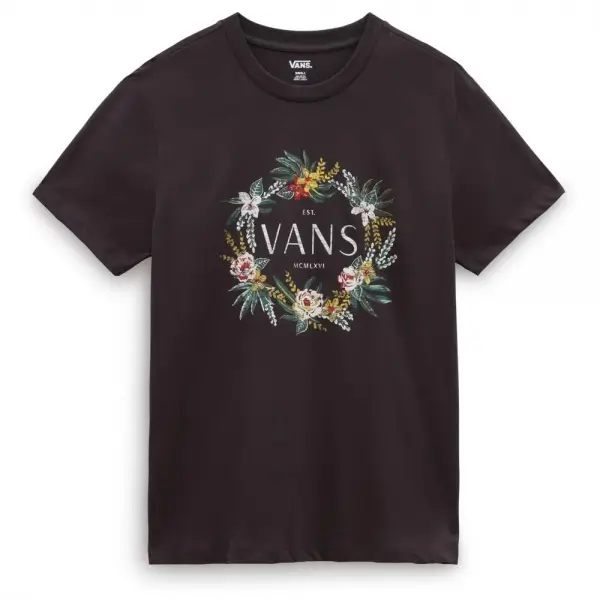 Vans  Wreath Of Flowers Bff Kahverengi Kadın Tişört VN00050EXTF1