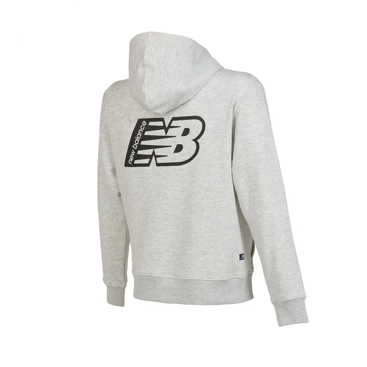 New Balance Lifestyle Gri Erkek Kapüşonlu Sweatshirt MNH1342-SNW