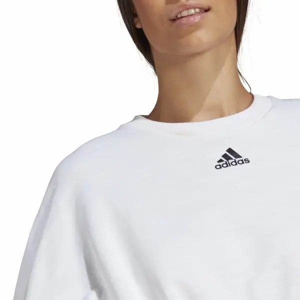 adidas Dance Crop Versatile Beyaz Kadın Sweatshirt IC6683