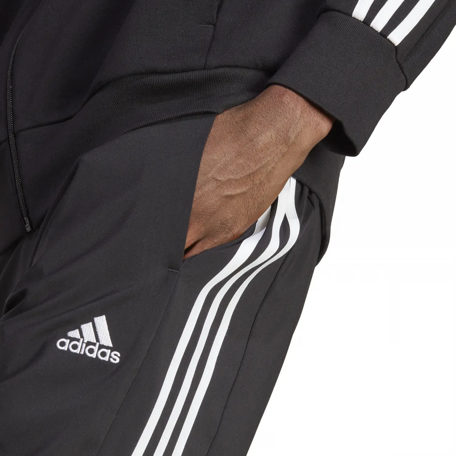 adidas Aeroready 3-Stripes Woven Siyah Erkek Eşofman Altı IC0041