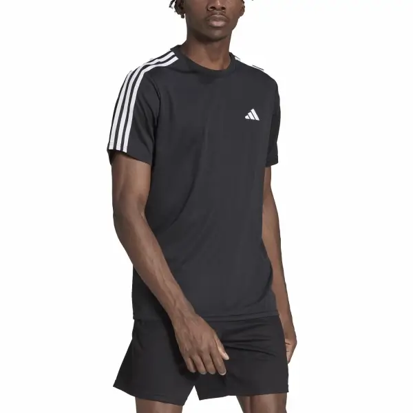 adidas Train Essentials Base 3-Stripes Siyah Erkek Tişört IB8150