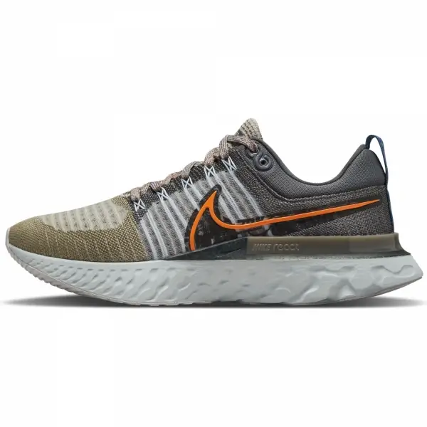 Nike React Infinity Run Flyknit 2 Bej Erkek Koşu Ayakkabısı  -DC4577-001