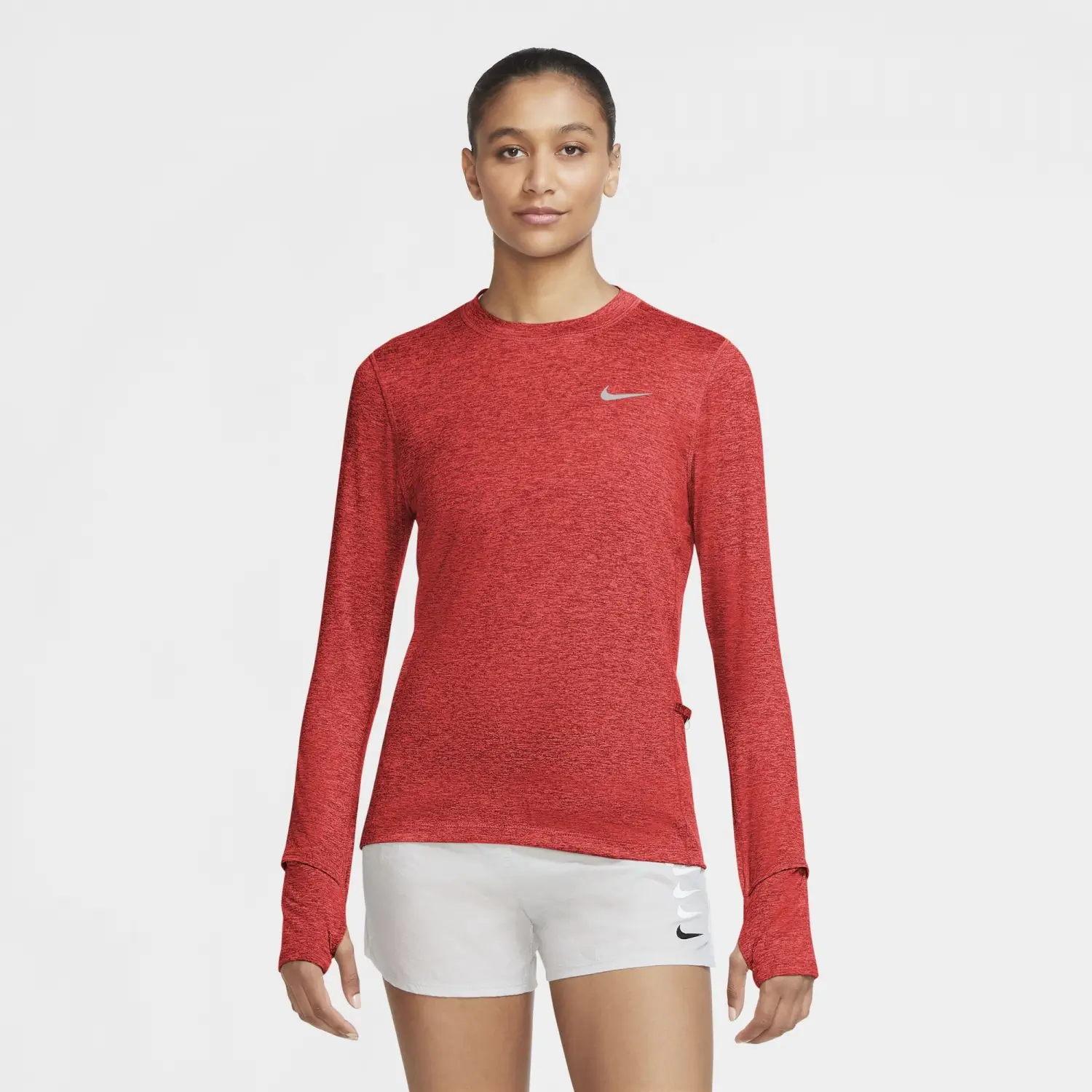 Nike Dri-Fit Element Runnıng Kırmızı Kadın Üst - CU3277-673