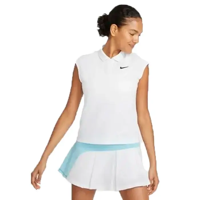 NikeCourt Victory Beyaz Tenis Polo Tişört CV2473-100