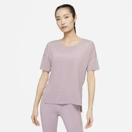 Nike Yoga Lila Kadın Tişört  -CJ9326-501