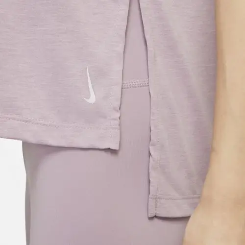 Nike Yoga Lila Kadın Tişört  -CJ9326-501