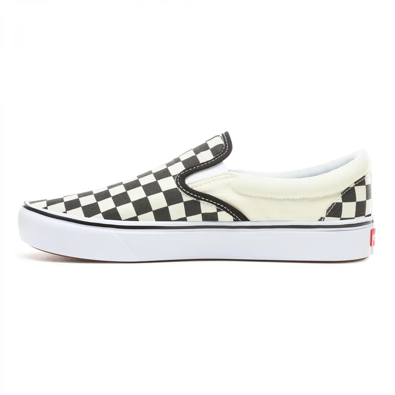 VANS ComfyCush Slip-On  Unisex Siyah - Beyaz Günlük Ayakkabı - VN0A3WMDVO41