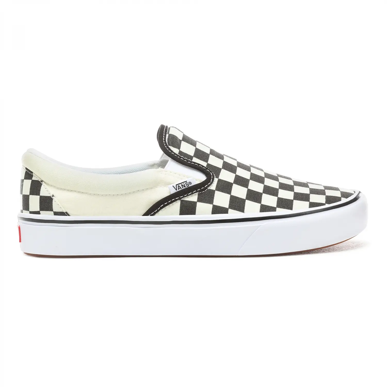 VANS ComfyCush Slip-On  Unisex Siyah - Beyaz Günlük Ayakkabı - VN0A3WMDVO41