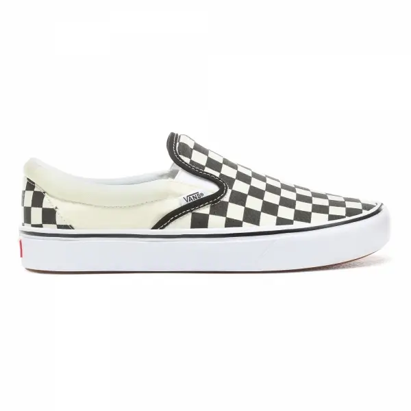 VANS ComfyCush Slip-On  Unisex Siyah - Beyaz Günlük Ayakkabı - VN0A3WMDVO41