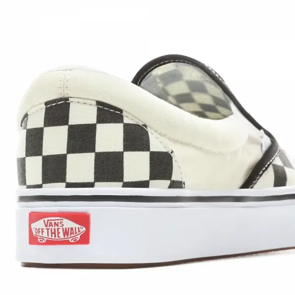 VANS ComfyCush Slip-On  Unisex Siyah - Beyaz Günlük Ayakkabı - VN0A3WMDVO41