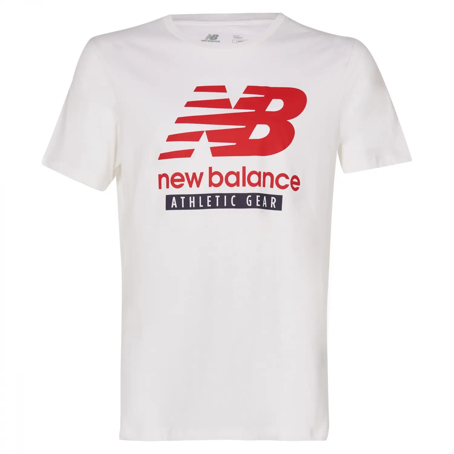 New Balance Lifestyle Beyaz Erkek Tişört - MNT1205-WT