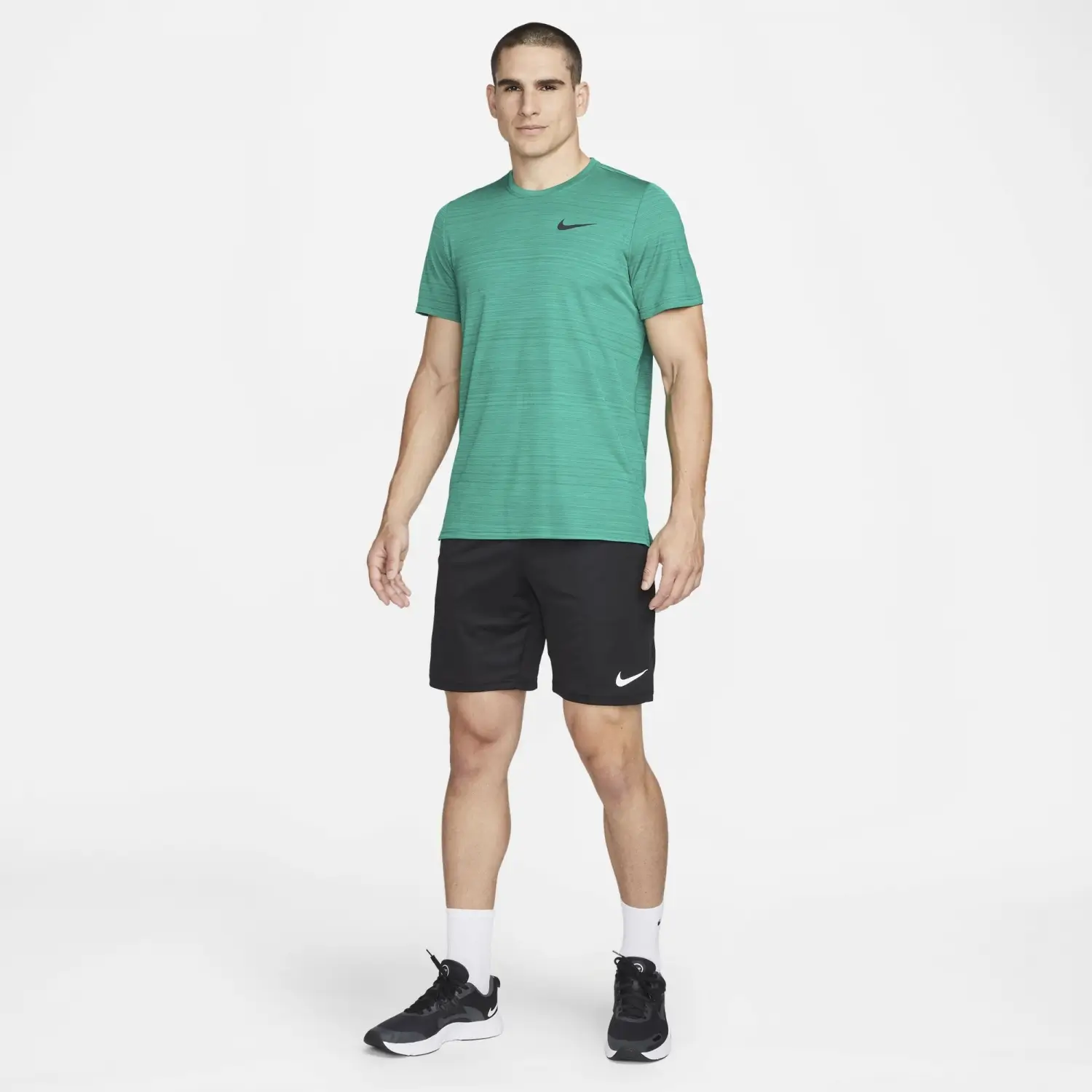 Nike Dri-FIT Superset Açık Petrol Yeşili Erkek Tişört  -CZ1219-365