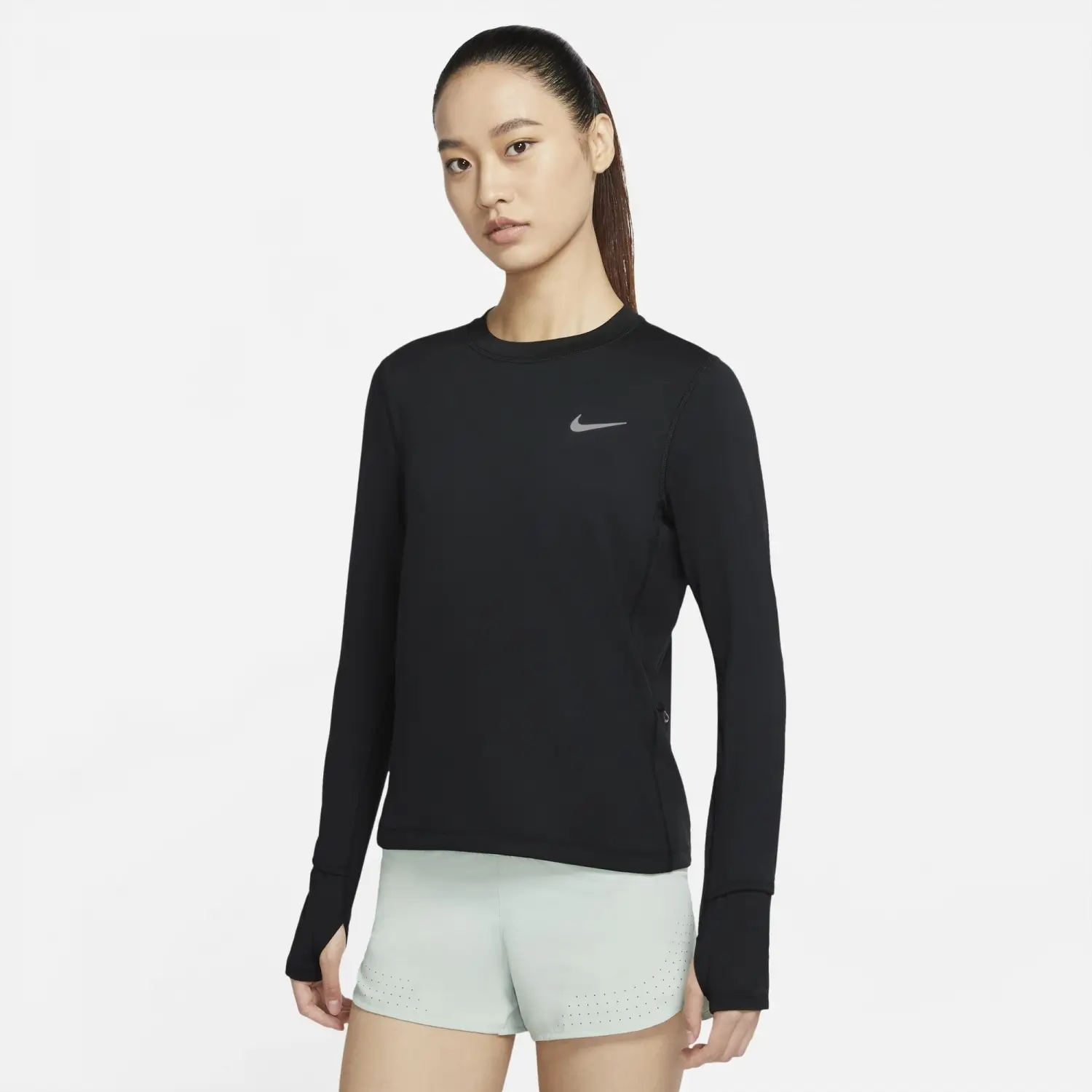 Nike Dri-Fit Element Running Siyah Antrenman Üst -CU3277-010